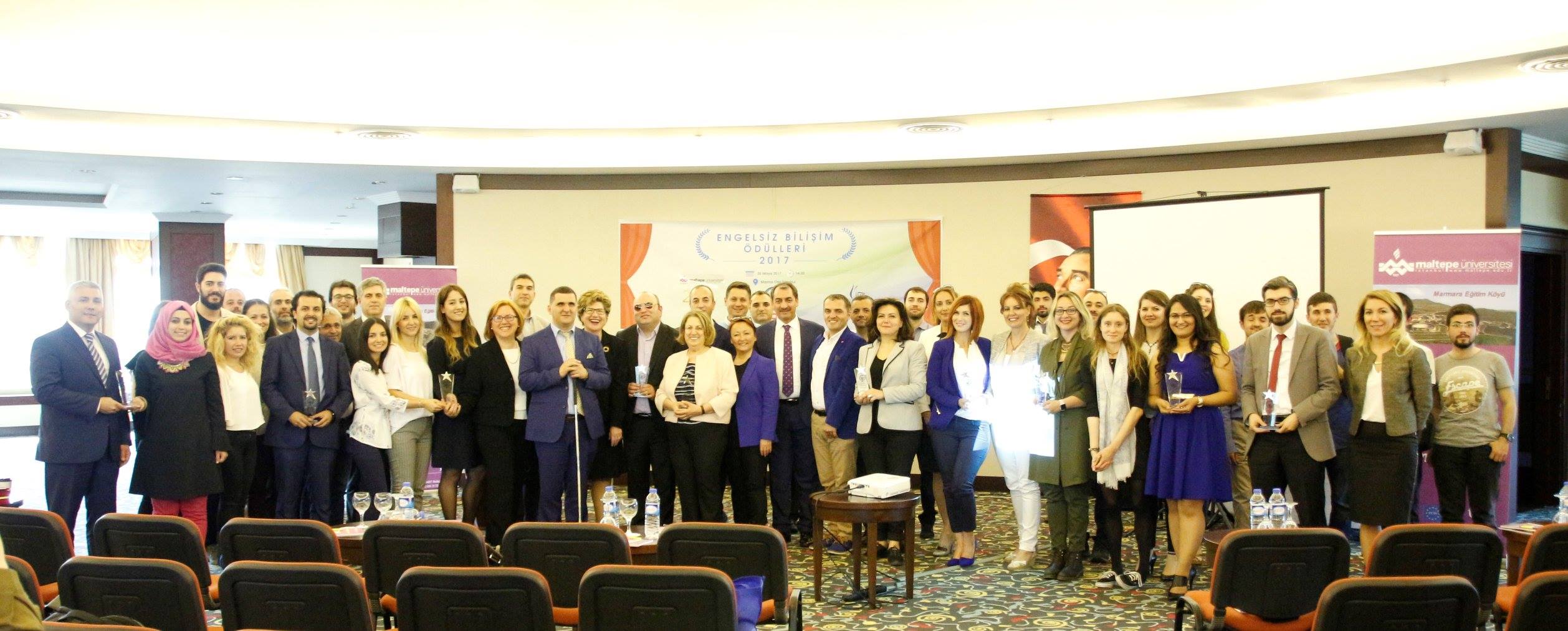 2017 Ödül Töreni sonunda çekilmiş bir toplu fotoğraf
